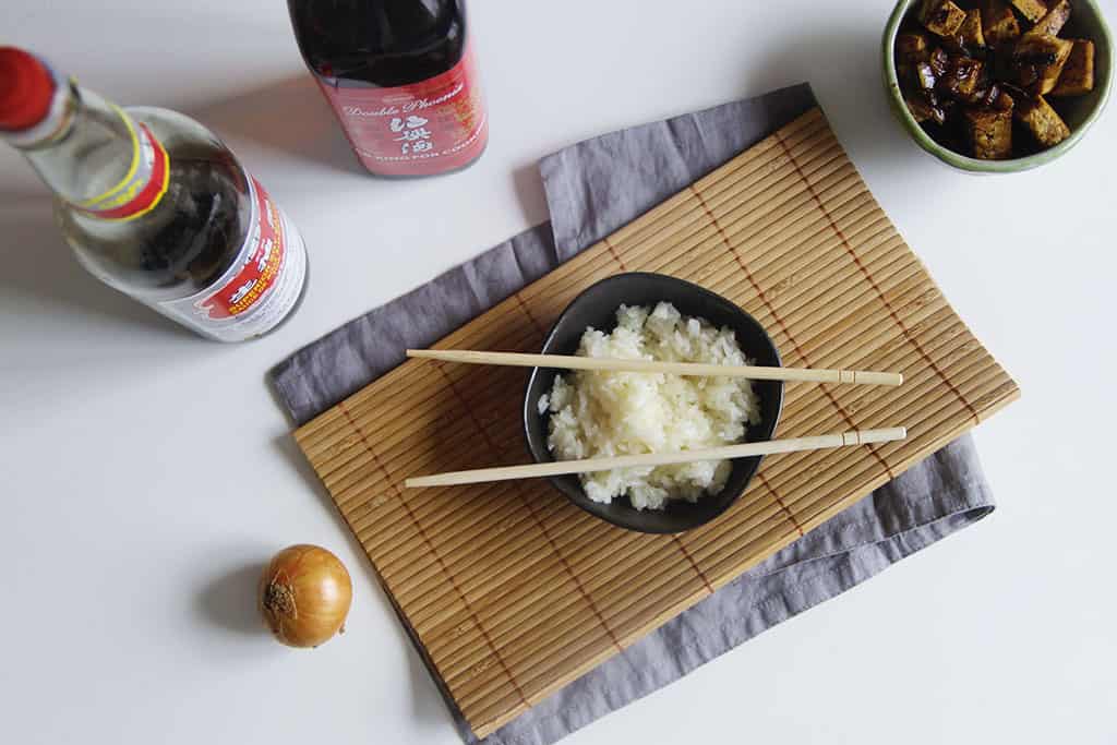 Riz gluant au rice cooker