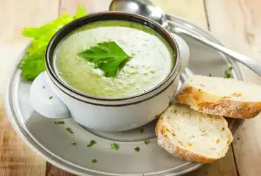 Soupe de fanes de radis au Thermomix 1