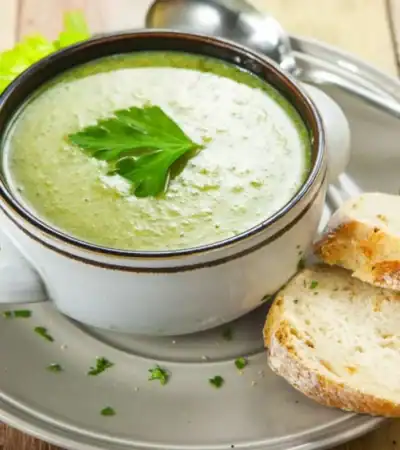 Soupe de fanes de radis au Thermomix 1