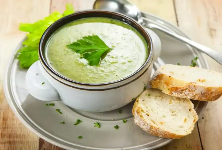 Soupe de fanes de radis au Thermomix 1