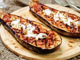 Aubergines grillées au four à l'italienne