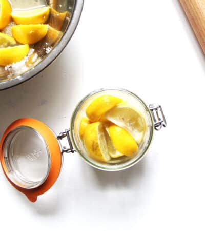 Citron confit sucré en bocal