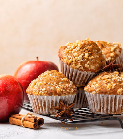 Muffins à la compote de pomme