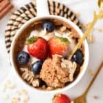 Mug cake aux flocons d'avoine