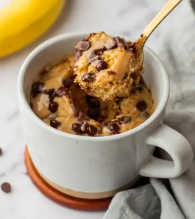 Mug cake healthy peu calorique