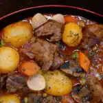 Poitrine d'agneau mijotée