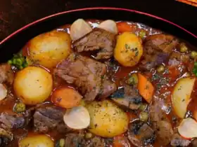 Poitrine d'agneau mijotée