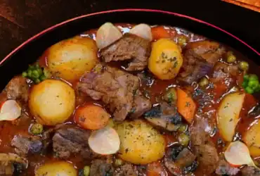 Poitrine d'agneau mijotée