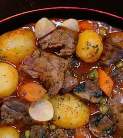 Poitrine d'agneau mijotée