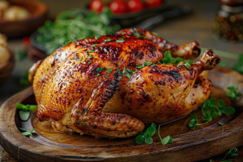 Poulet congelé au four recette
