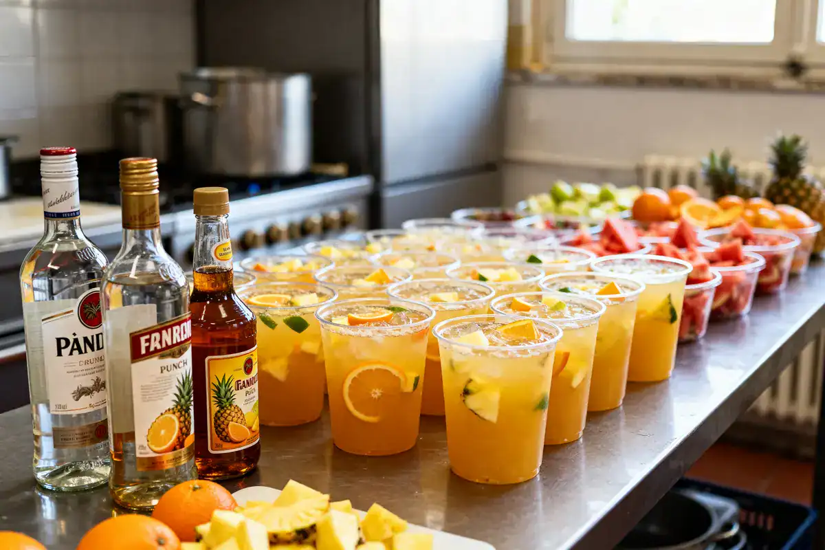 Recette de punch pour 50 personnes