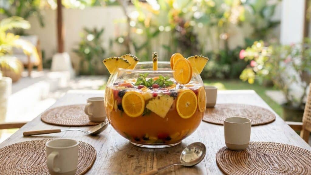 Recette de punch pour 50 personnes : quantités, proportions et variantes 2 Recette de punch pour 50 personnes