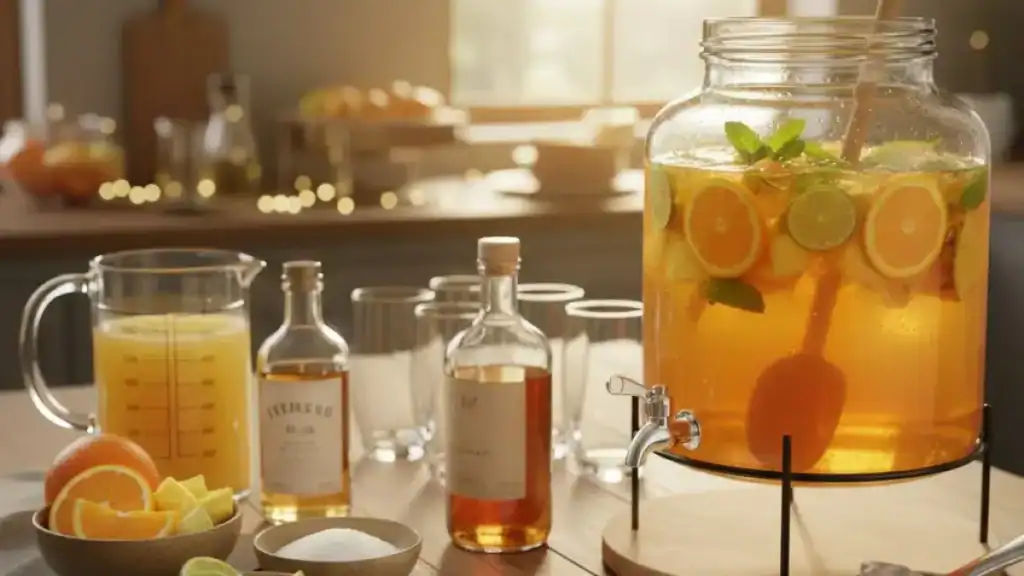 Recette de punch pour 50 personnes : quantités, proportions et variantes 5 Recette exotique de punch pour 50 personnes