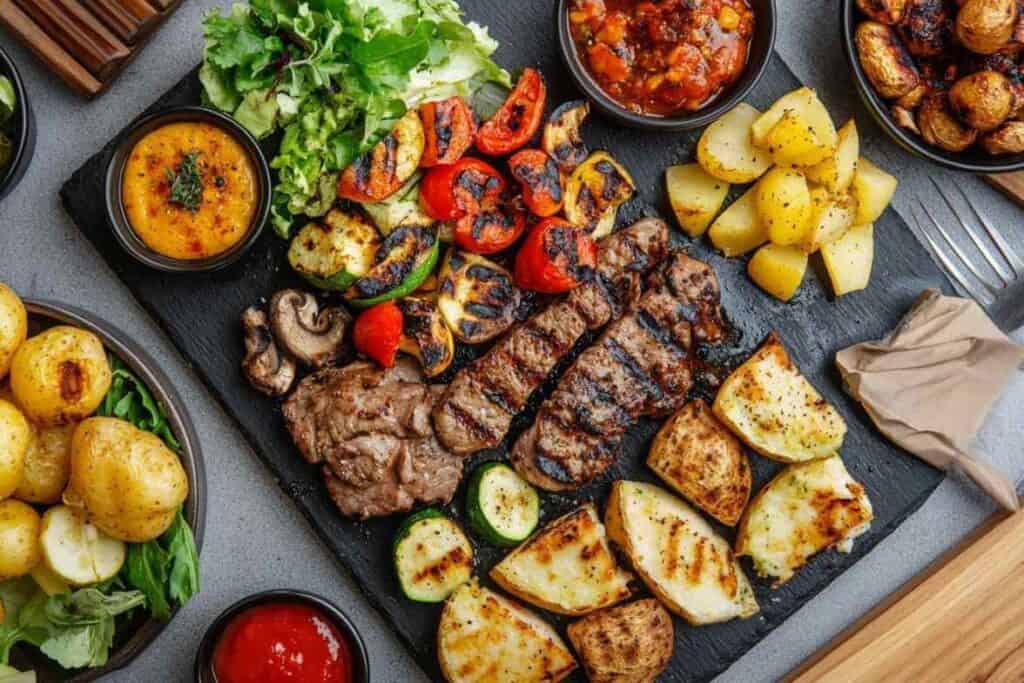 Recettes pour pierrade : viandes, légumes, sauces et quantités par personne 6 Recettes pour pierrade et accompagnements