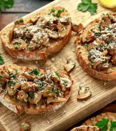 croûte aux champignons du Haut-Doubs