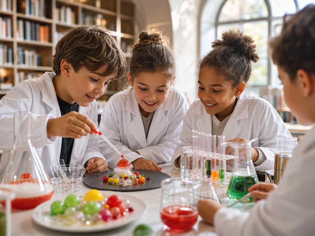 Biblis en folie à Montpellier : un atelier de cuisine moléculaire pour les enfants