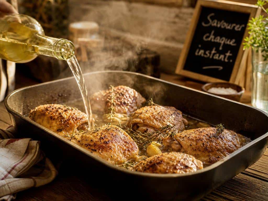 cuisse de pintade au four en papillote