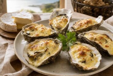 huitres gratinees au camembert