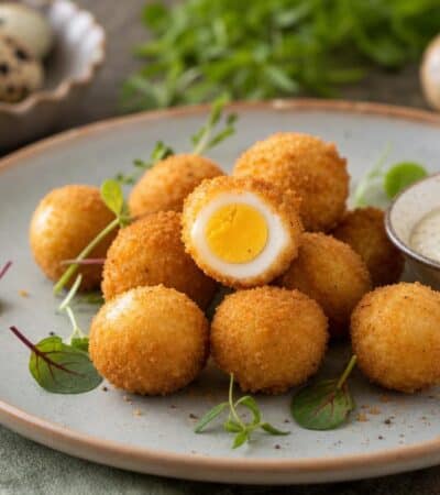 oeufs de caille panes