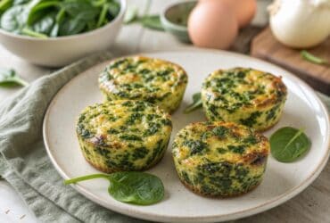 petits flans aux epinards