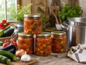 ratatouille en bocaux sans stérilisateur