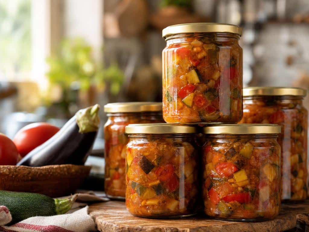Ratatouille en bocaux sans stérilisateur : méthodes, temps et précautions 2 ratatouille en conserve sans stérilisation