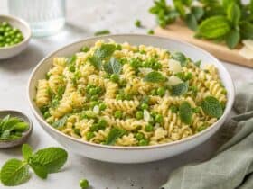 salade de pates petits pois a la menthe