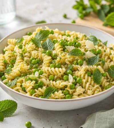 salade de pates petits pois a la menthe
