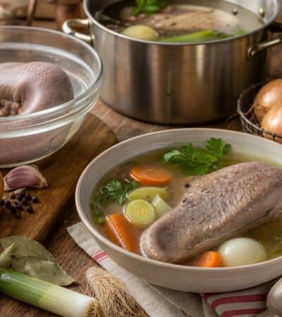 bouillon de langue façon grand-mère