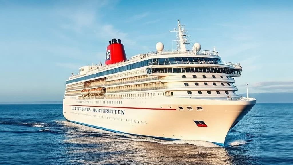 Croisière Hurtigruten de 8 jours : quel itinéraire choisir pour une première découverte de la Norvège ? 3 Illustration : croisière Hurtigruten naviguant le long des côtes norvégiennes