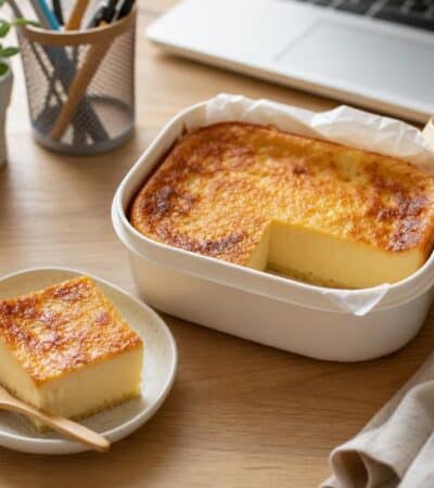 flan au mascarpone pour regaler mes collegues