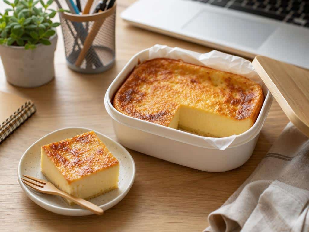 flan au mascarpone pour regaler mes collegues