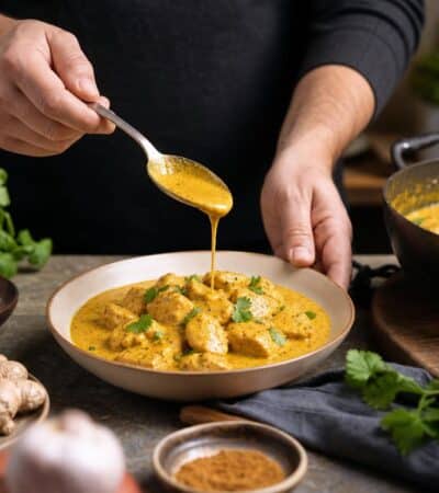 les conseils de cyril lignac pour reussir un poulet au curry
