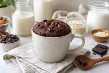 mug cake sans lait