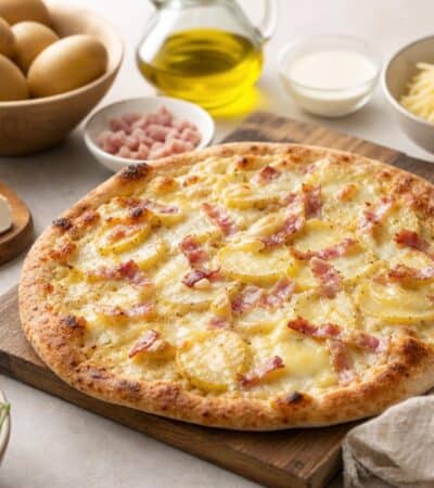 pizza tartiflette legere