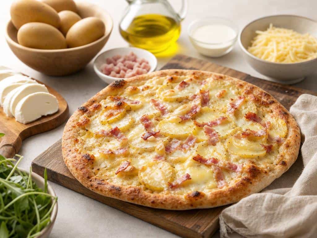 pizza tartiflette legere