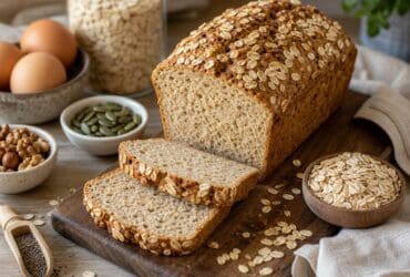 recette pain flocon d'avoine sans farine
