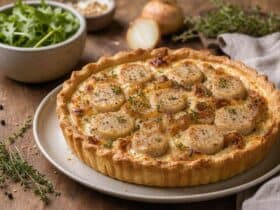 tarte au boudin blanc