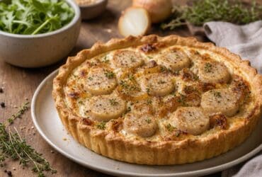 tarte au boudin blanc