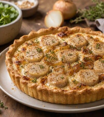 tarte au boudin blanc