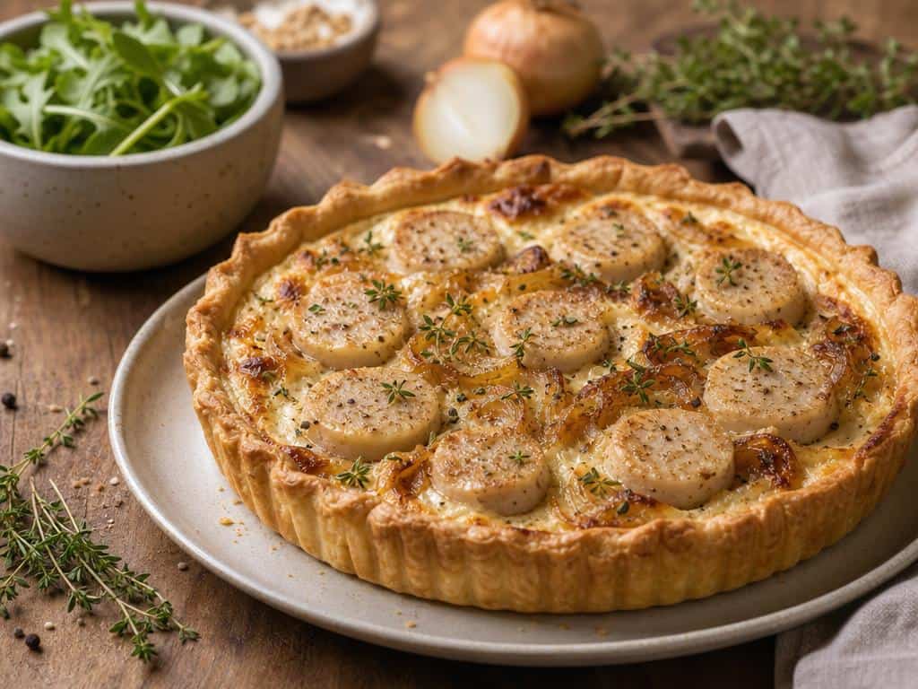tarte au boudin blanc