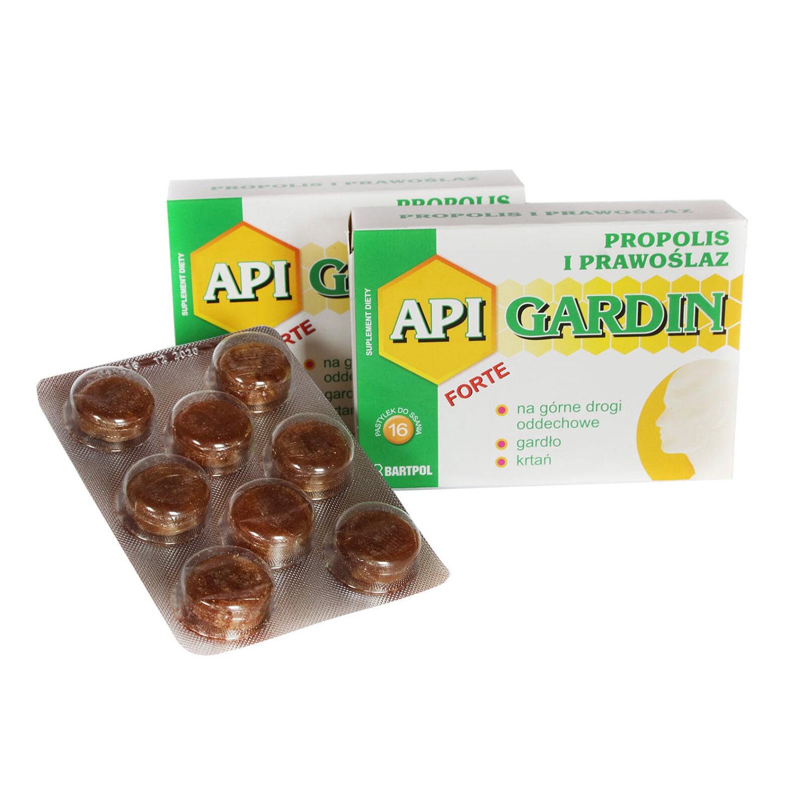 Propolis i prawoślaz pastylki Api Gardin