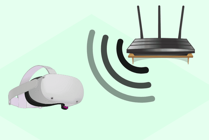 Quest 2 Connected No Internet? (Don't Panic, Easy Fix!) 3 shorten your wireless proximity