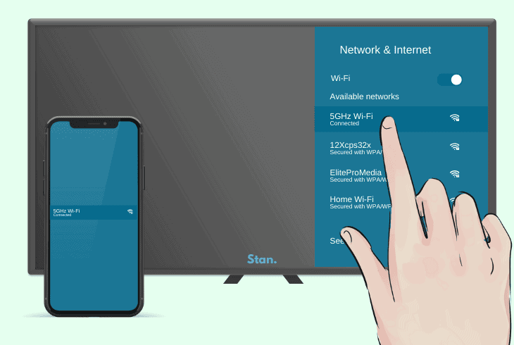 Your Stan Won't Cast to TV? (Here's How to Fix!) 4 pair the devices with identical wi-fi