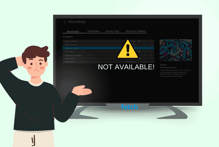 Fetch TV Recording Not Available? (Solved! Watch Again) 2 recording not available fetch tv
