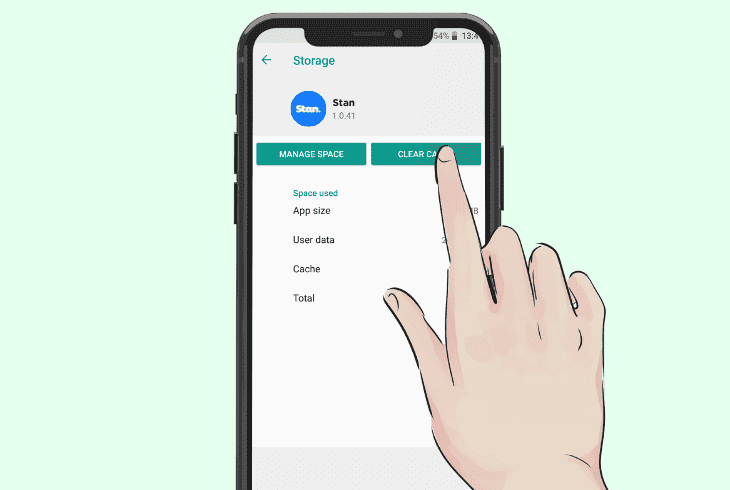 How to Fix Stan Error Code A18? (Stream Flawlessly) 7 clear the stan app data & cache