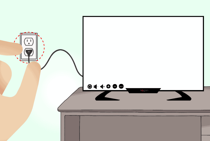 How To Turn On Kogan TV Without Remote? (Best Ways!) 5 reconnect the kogan tv’s adapter