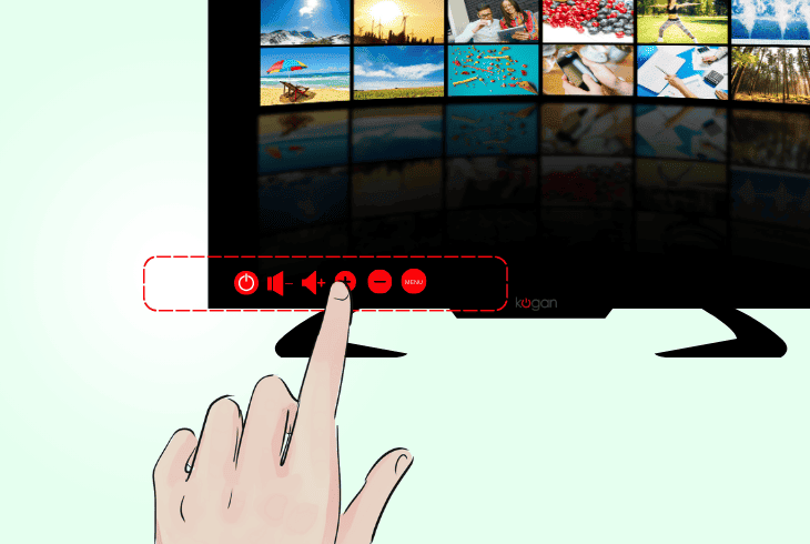 How To Turn On Kogan TV Without Remote? (Best Ways!) 9 use the physical buttons