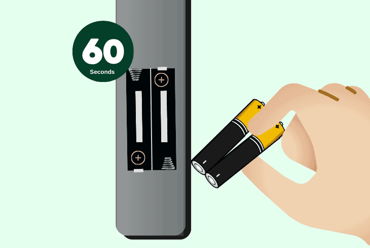 Bauhn TV Remote Not Working? (Fix It FAST in 6 Steps!) 3 power cycle the remote