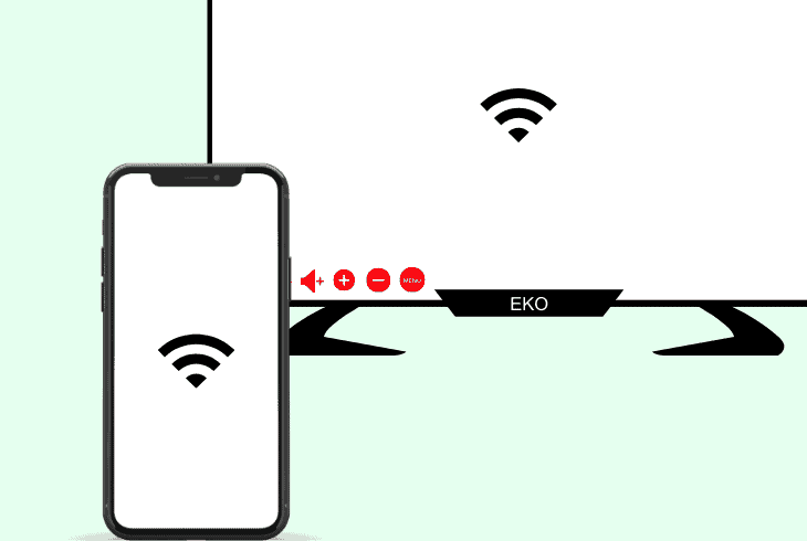 How To Use EKO TV Without Remote? (Navigate Like a Pro) 4 connect mobile to the same wi-fi